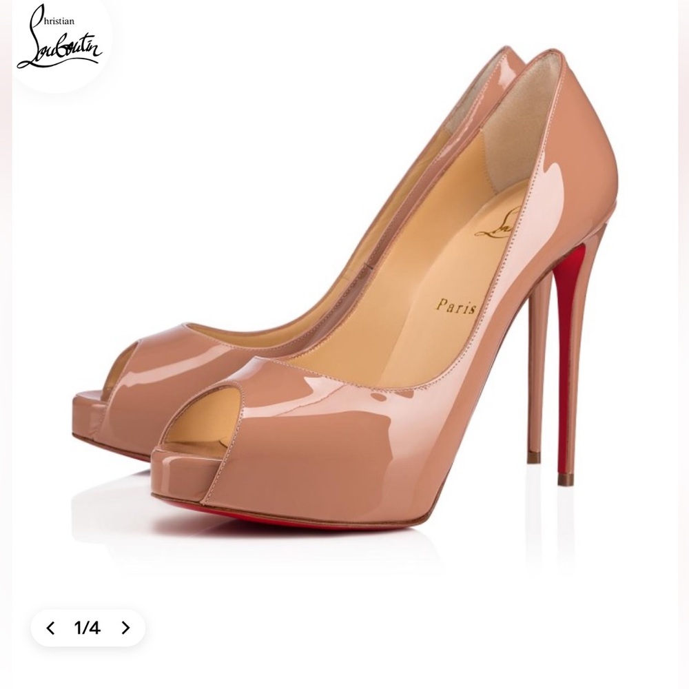New Very Privé Christian louboutin 120 mm Platform pumps - Patent calf leather